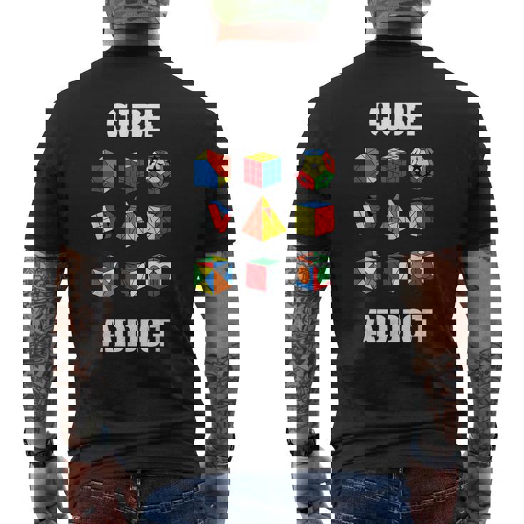 スピードキューブパズル キューバーキューブ キッズ メンズTシャツ バックプリント