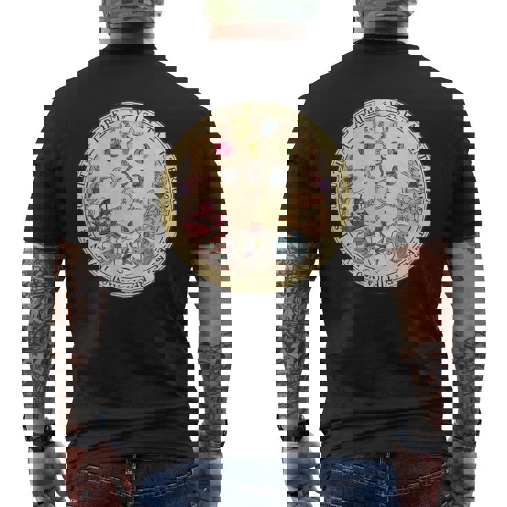 スマラグディーナタブレット エメラルド製 長袖tシャツ メンズTシャツ バックプリント