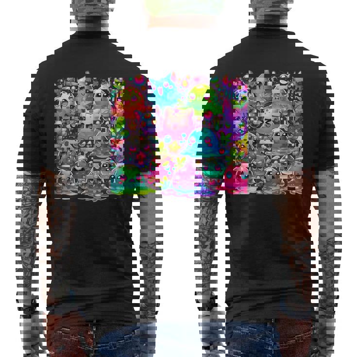 スライムランチャー、スライムペディア、グループランチャーwiki、グループムード。 メンズTシャツ バックプリント