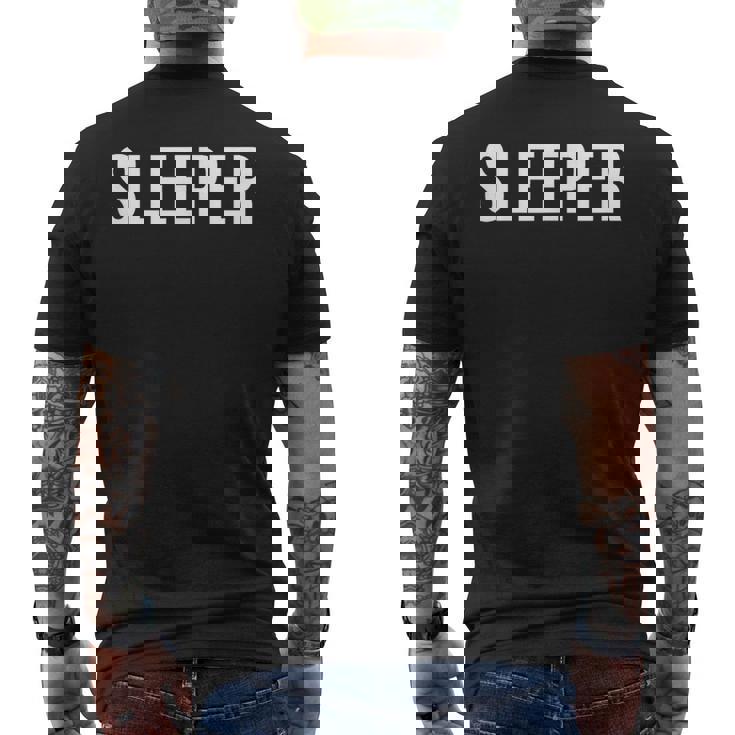 スリーパー メンズTシャツ バックプリント