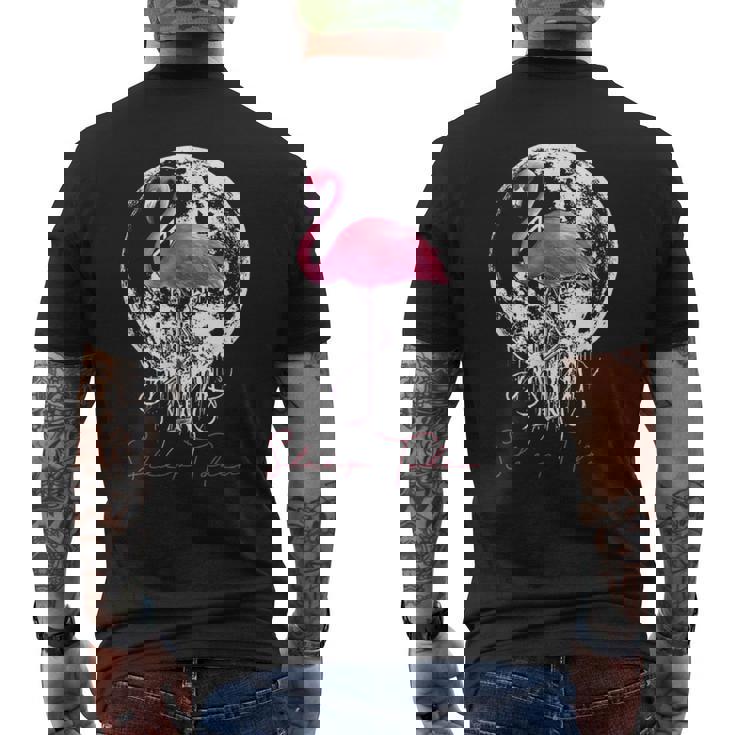 スリープトークンフラミンゴバイブス メンズTシャツ バックプリント