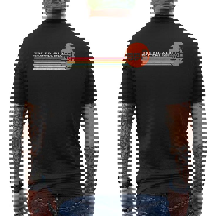 スリーペダル クラブ ドライバー マニュアル トランスミッション 車 3ペダル メンズTシャツ バックプリント