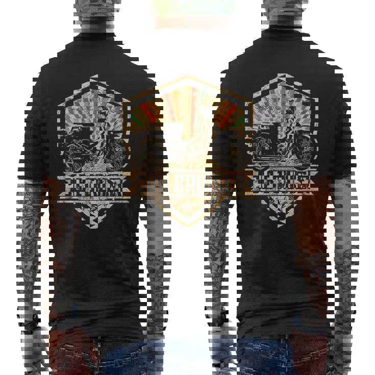 スーパーカブクルーザー C100 原付バイク レトロジャパン メンズTシャツ バックプリント