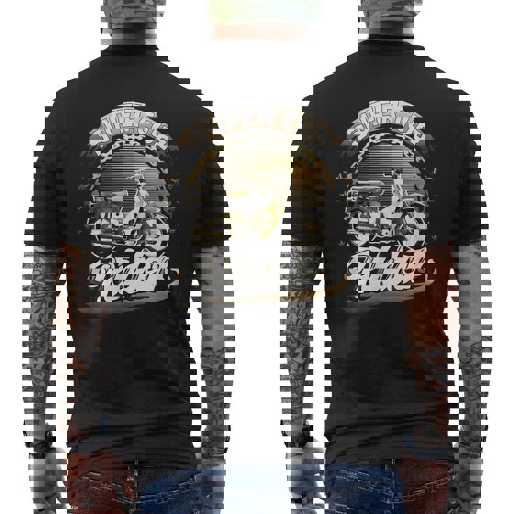 スーパーカブライダー C100 原付バイク レトロジャパン メンズTシャツ バックプリント