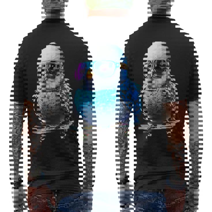 セキセイインコ オーナー様へ メンズTシャツ バックプリント