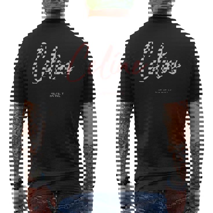 セリーヌ Heavenly メンズTシャツ バックプリント