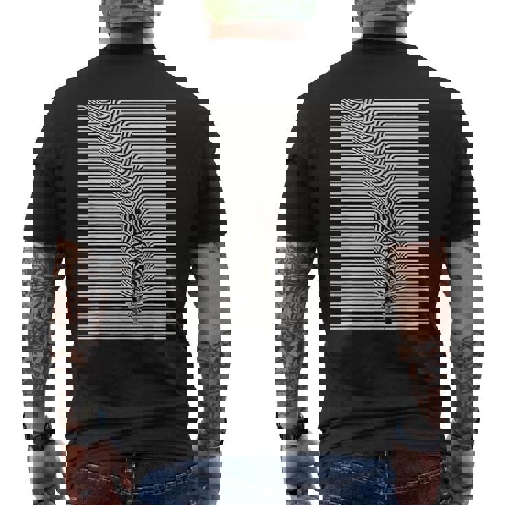 ゼブラ 錯視 メンズ レディース キッズ メンズTシャツ バックプリント