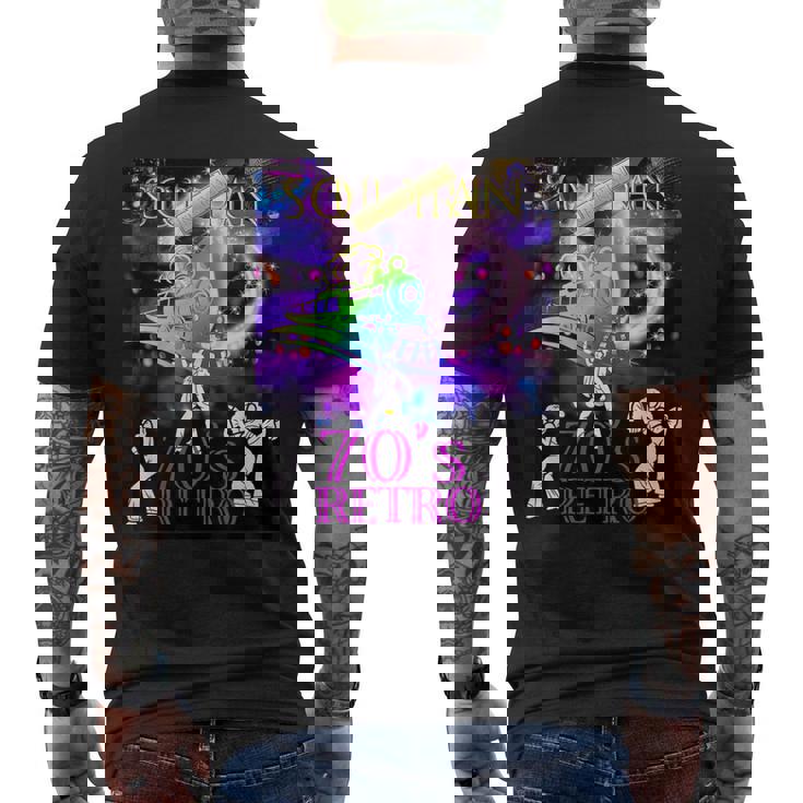 ソウルトレイン_Funky_016 メンズTシャツ バックプリント