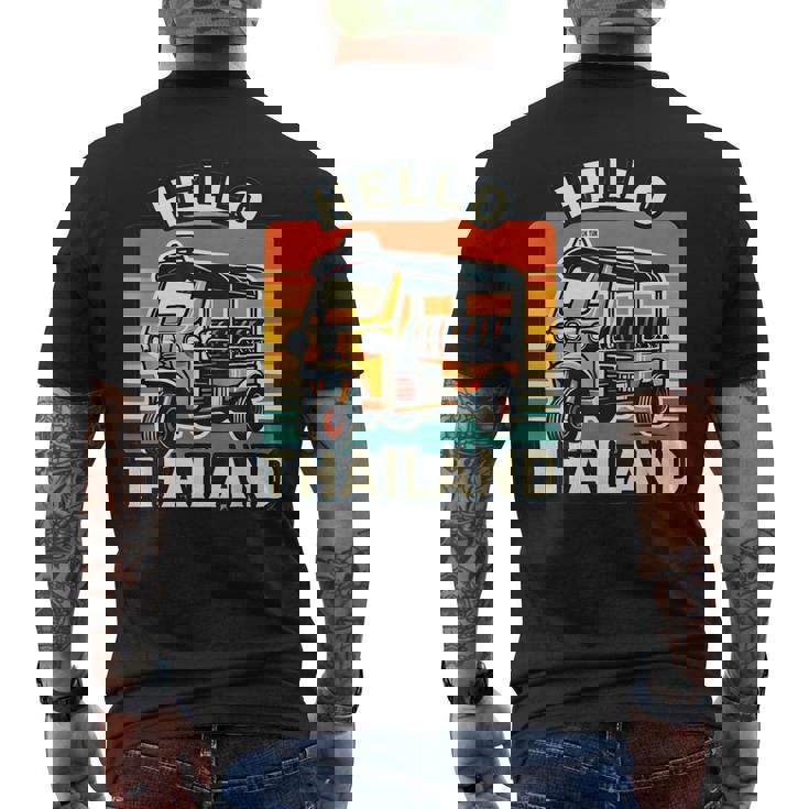 タイのお土産 旅行ギフト ホリデー タイのデザイン メンズTシャツ バックプリント