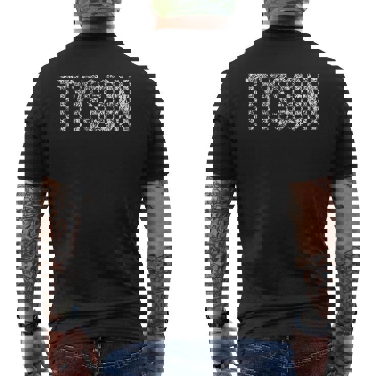 タイソン メンズTシャツ バックプリント