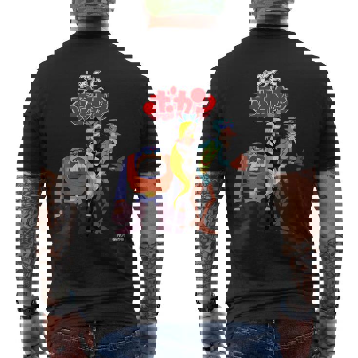 タイムボカン デザインc メンズTシャツ バックプリント