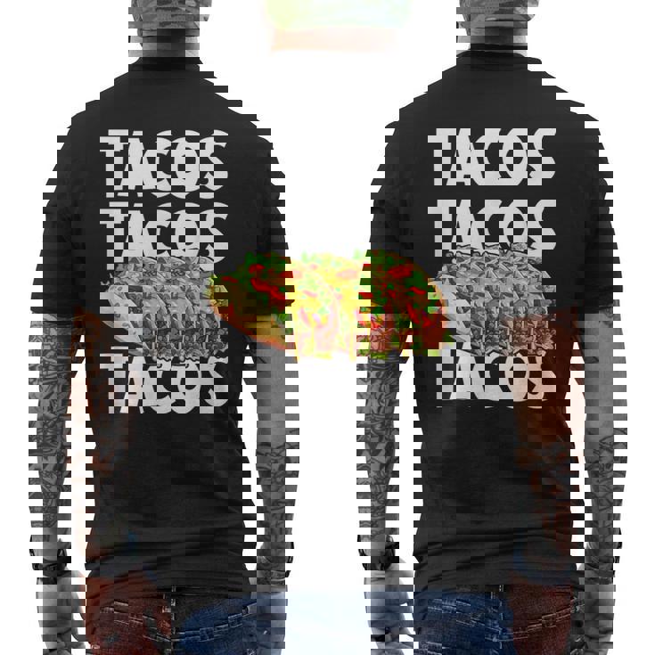 タコス Tacos メンズTシャツ バックプリント