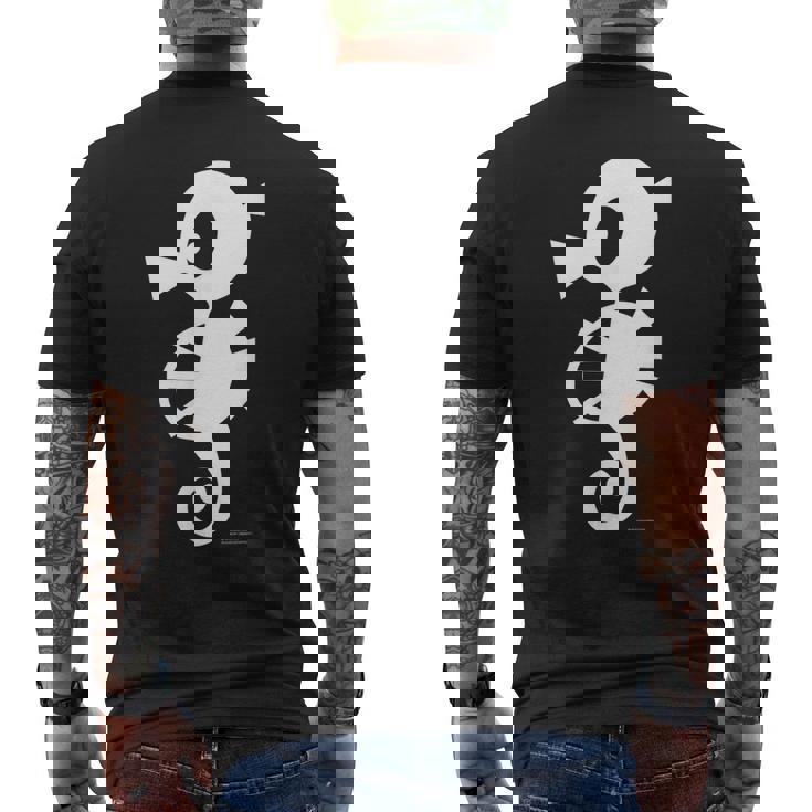 タツノコロゴ B メンズTシャツ バックプリント