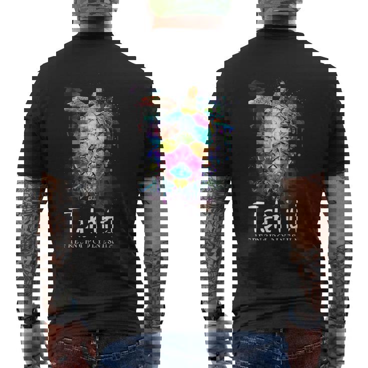 タヒチ フランス領ポリネシア タヒチ メンズTシャツ バックプリント