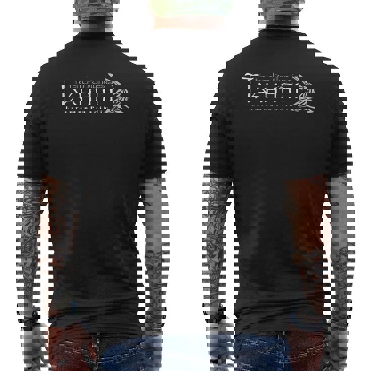 タヒチシャーク、ポリネシア部族 タトゥー サメデザイン メンズTシャツ バックプリント