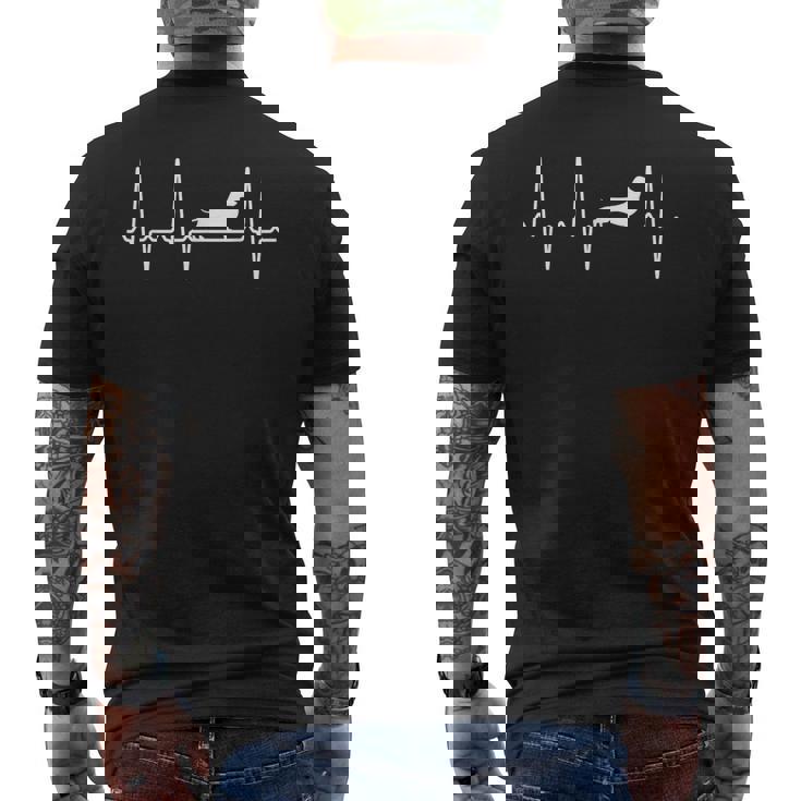 ダックスフンド ハートビートギフト メンズ レディース ソーセージ 犬愛好家 メンズTシャツ バックプリント