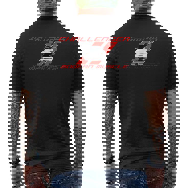 ダッジチャレンジャー Rt モダンマッスル メンズTシャツ バックプリント