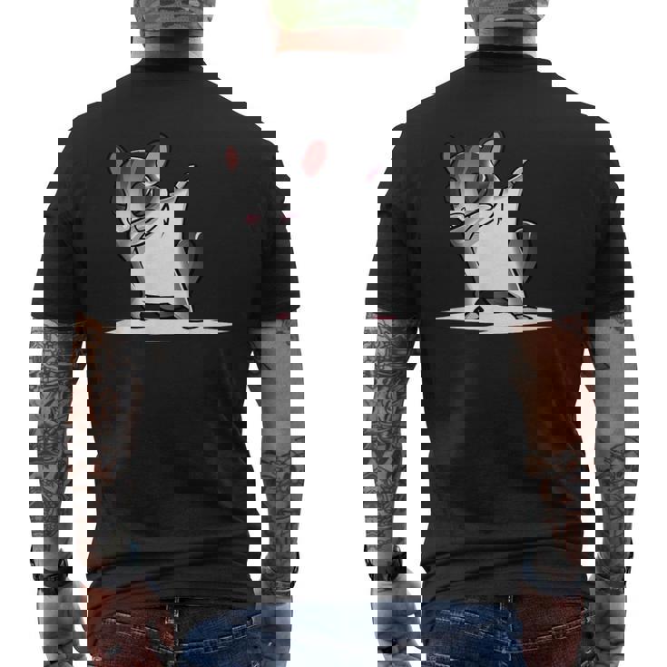 ダブダンスフクロモモンガペット メンズTシャツ バックプリント