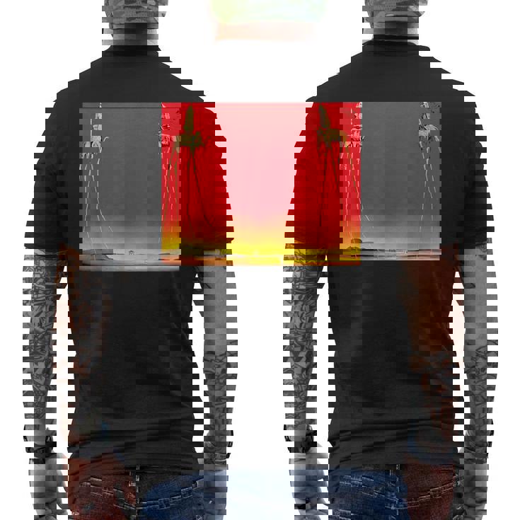 ダリ作 象 メンズTシャツ バックプリント