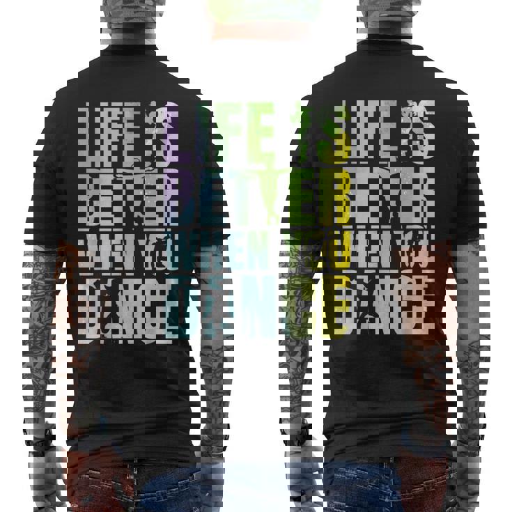 ダンス ストリート ダンス ブレイクダンス メンズTシャツ バックプリント