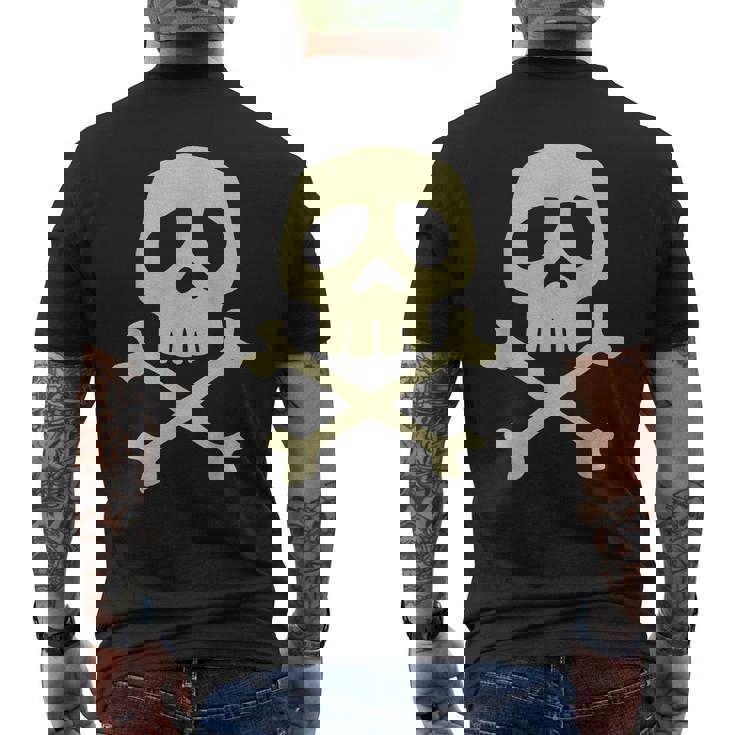 ダンツィヒスタイルのミスフィットハーロックスカル メンズTシャツ バックプリント