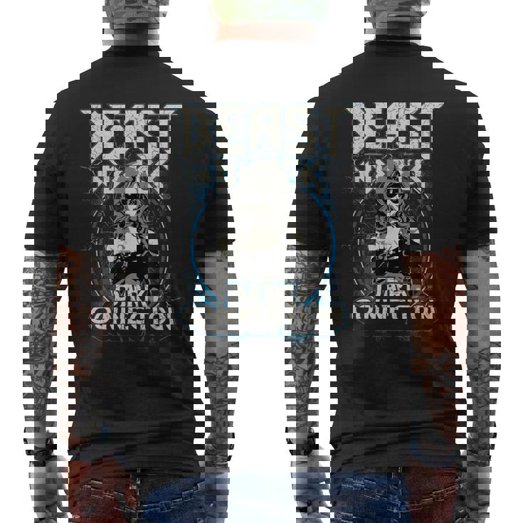 ダーク・コネクション・ガール メンズTシャツ バックプリント