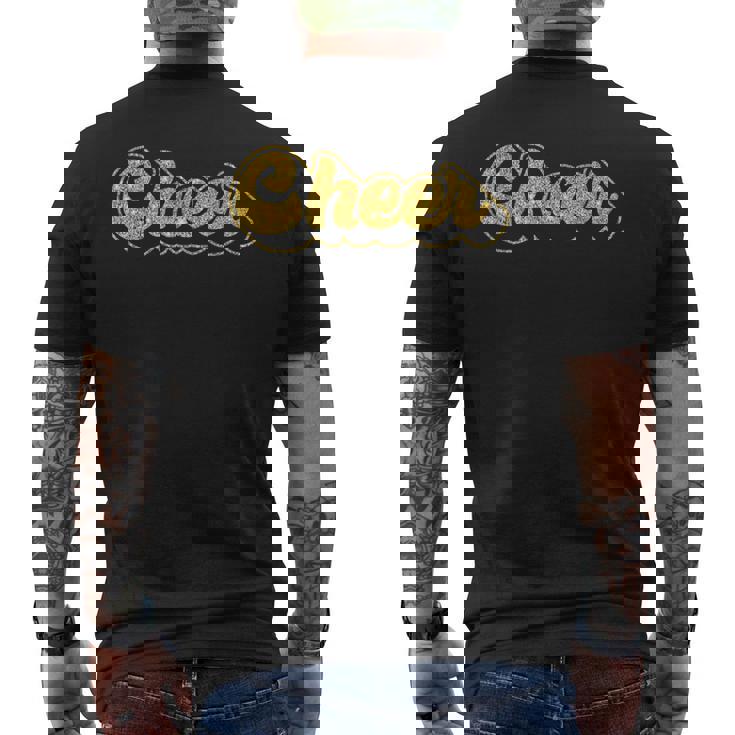 チア チアリーディング チア メンズTシャツ バックプリント