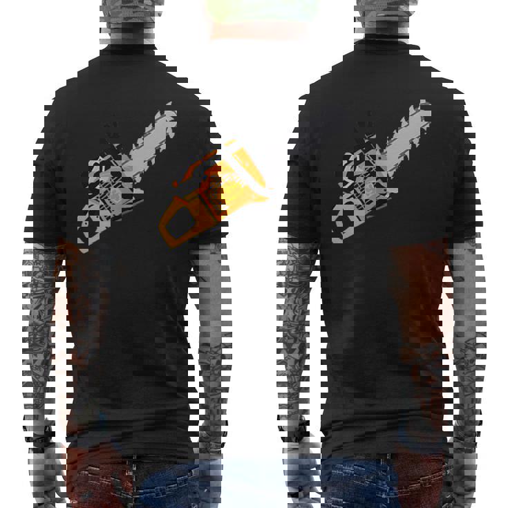 チェンソー メンズTシャツ バックプリント