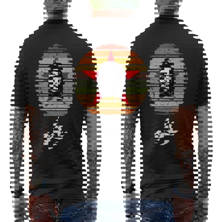 チェ・ゲバラ、キューバ、革命、署名、ゲリラ、チェ メンズTシャツ バックプリント