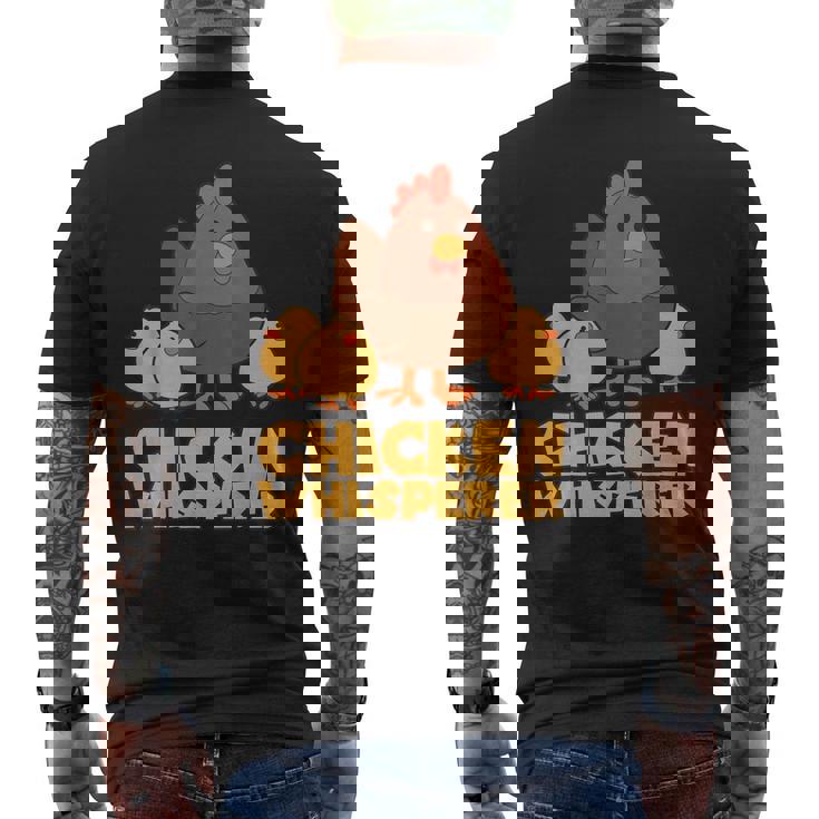 チキンウィスパラー ファストフード ファンギフト メンズTシャツ バックプリント