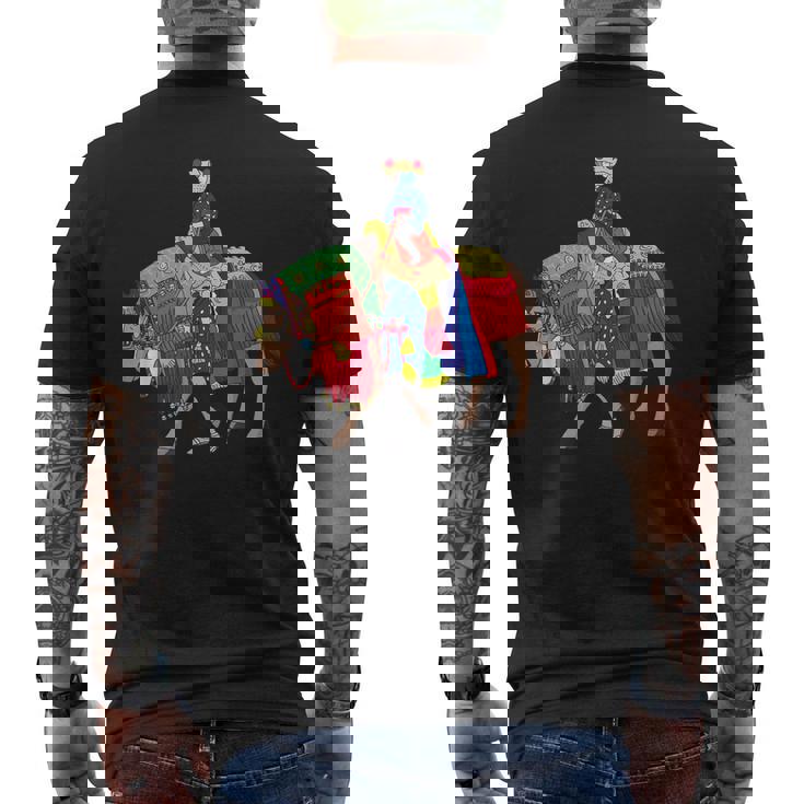 チャグチャグ馬コ 集合 メンズTシャツ バックプリント