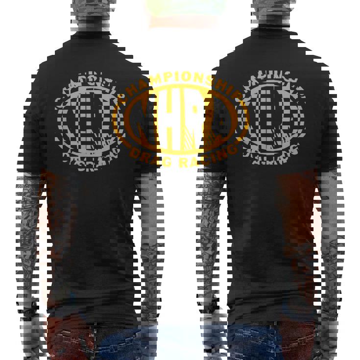 チャンピオンシップ Nhra ドラッグレーシング Raceday ドラッグレーサー メンズTシャツ バックプリント