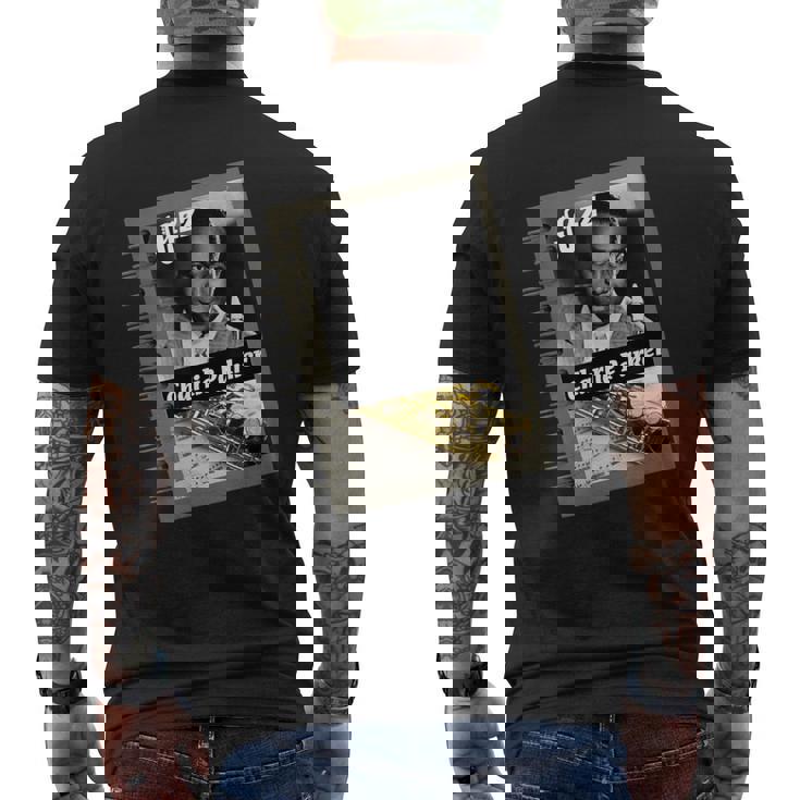 チャーリー_001 メンズTシャツ バックプリント