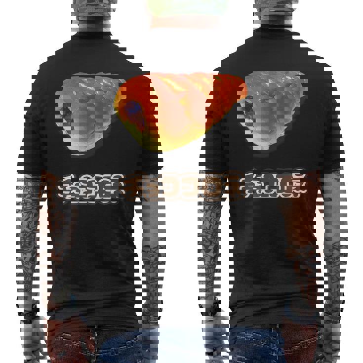 チョココロネ 菓子パン（デリシャス スイーツ）【変なtシャツ屋さん】ポップ かわいい 面白 イラスト デザイン メンズTシャツ バックプリント