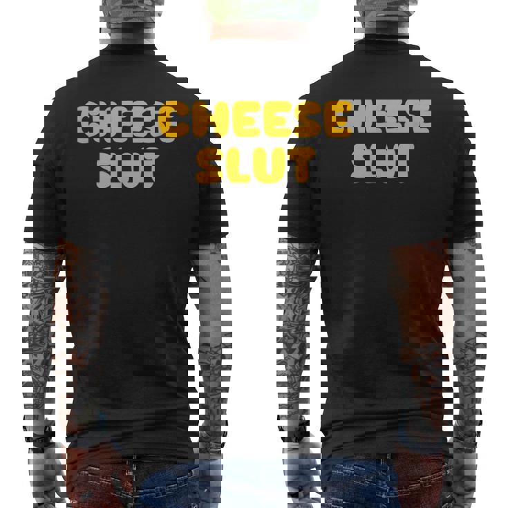 チーズ痴女 メンズTシャツ バックプリント