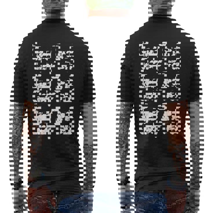 チープトリックアートロックヴィンテージ メンズTシャツ バックプリント