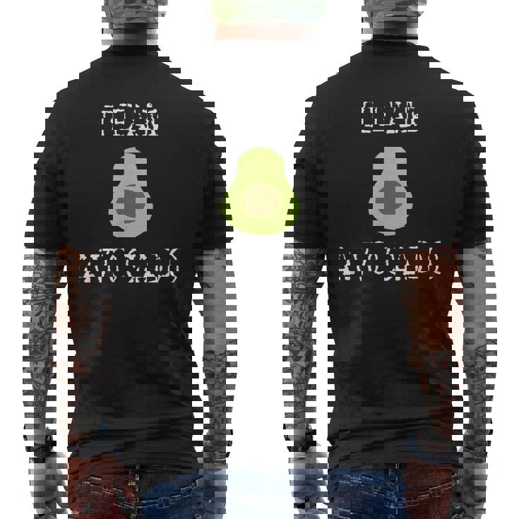 チームアボカドtシャツ 面白いアボカドシャツ ビーガン メンズTシャツ バックプリント