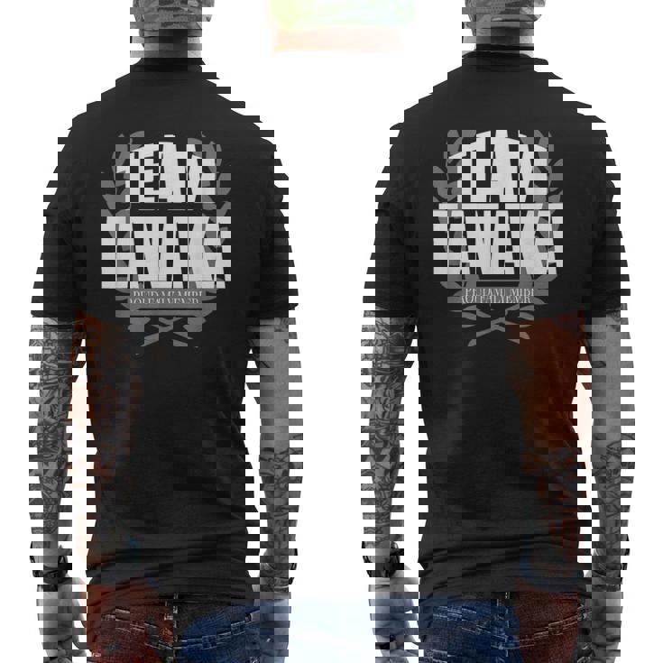 チームタナカ 誇り高き家族メンバー 田中 メンズTシャツ バックプリント