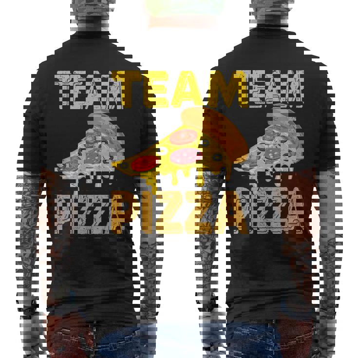 チームピザ メンズTシャツ バックプリント