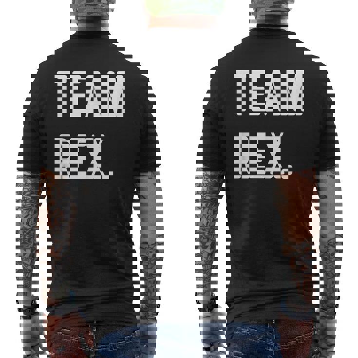 チームレックス メンズTシャツ バックプリント