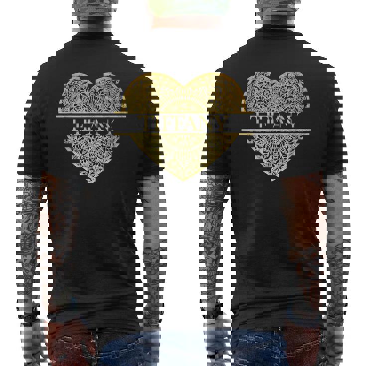 ティファニーの名前 メンズTシャツ バックプリント