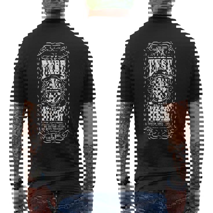 テネシーウィスキーフットボール メンズTシャツ バックプリント