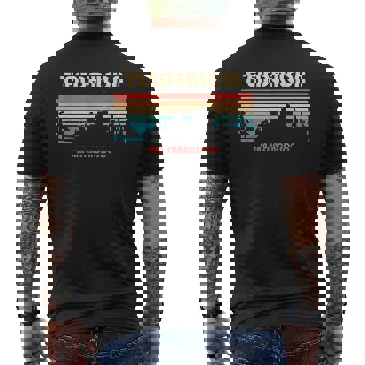 テンダーロイン サンフランシスコ カリフォルニア レトロ ヴィンテージ メンズTシャツ バックプリント