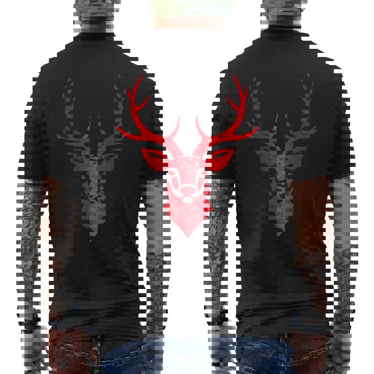 ディア シャレー アントラーズ レトロ スタッグ アントラーズ ヴィンテージ お土産 メンズTシャツ バックプリント