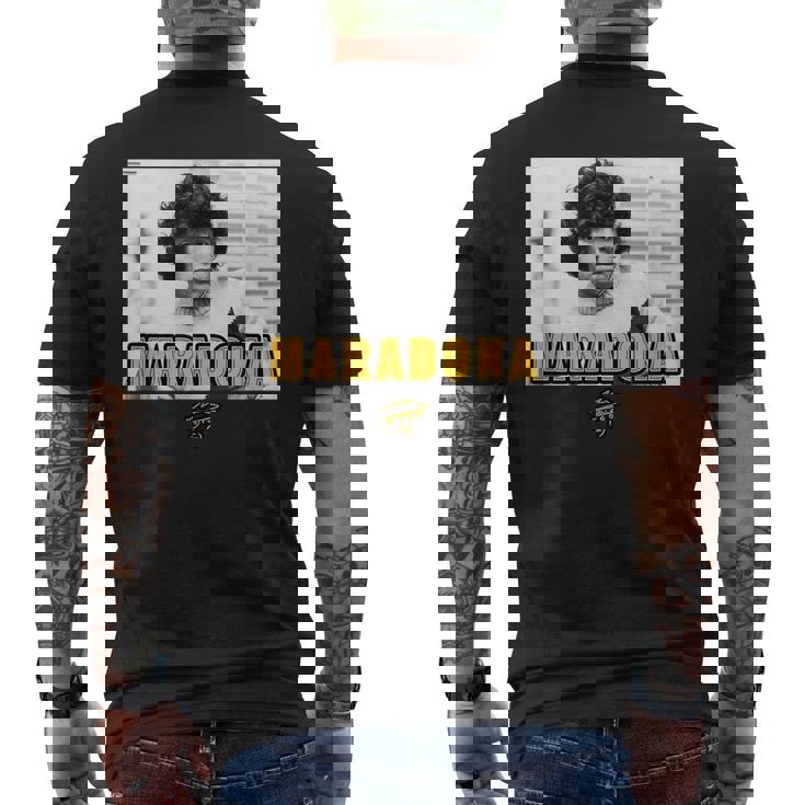 ディエゴ・マラドーナ・ヤング メンズTシャツ バックプリント