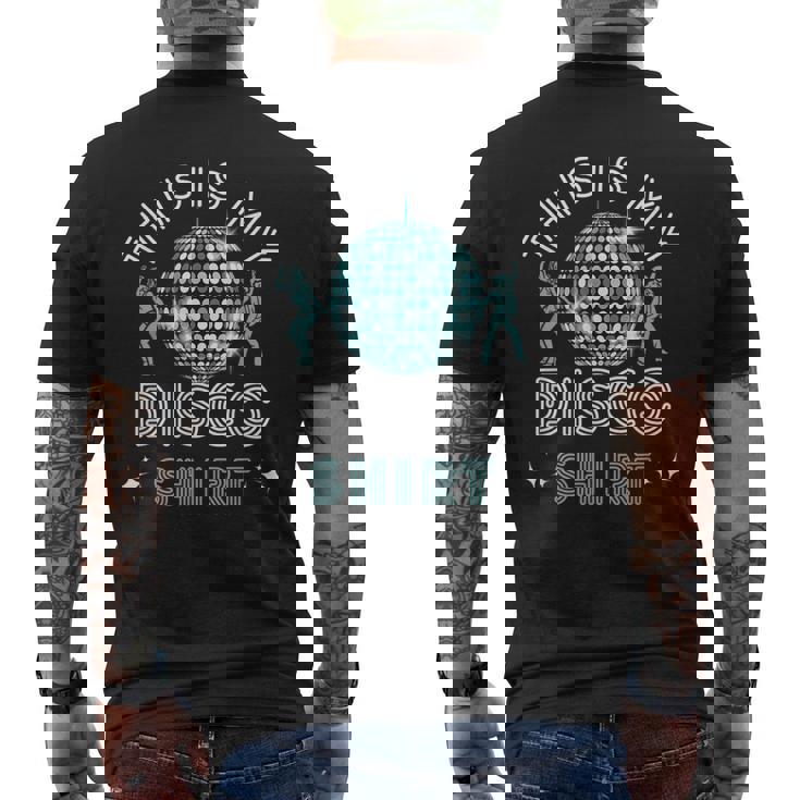 ディスコ衣装 レディース メンズ 70年代&80年代コスチューム This Is My Disco メンズTシャツ バックプリント