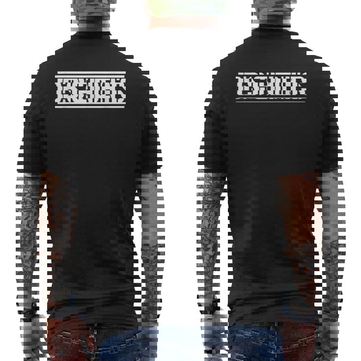 ディセンデント クラシックデザインtシャツ メンズTシャツ バックプリント