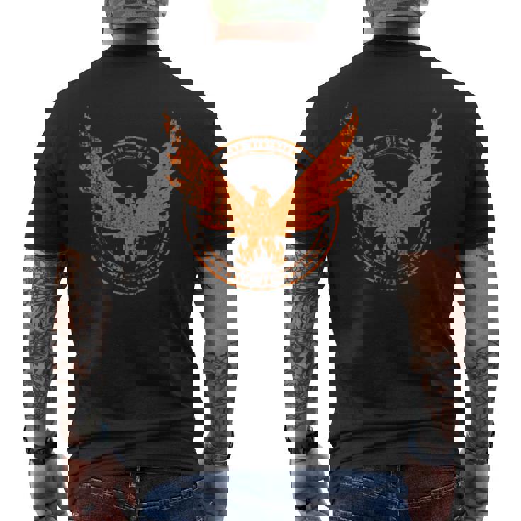 ディビジョン ユナイテッド ディビッド ローグ エージェント メンズTシャツ バックプリント