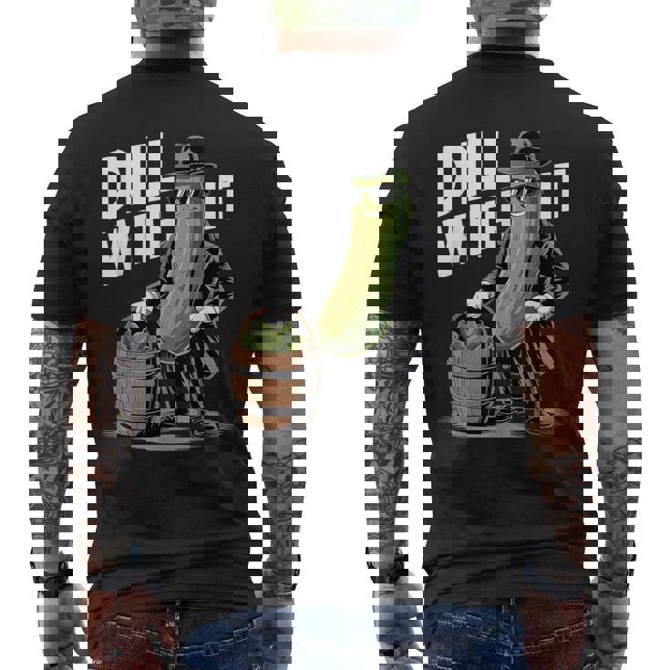ディル ウィズ イット ピクルス キュウリ ピクルス おもしろピクルス メンズTシャツ バックプリント