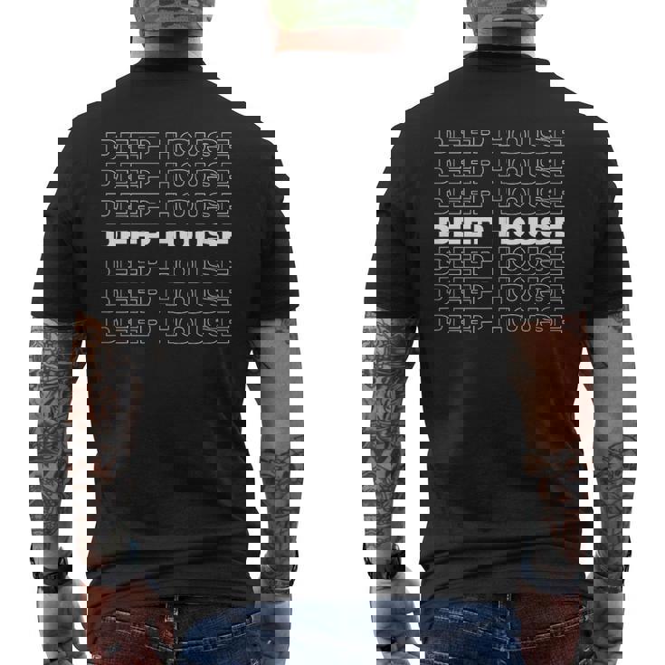 ディープハウス メンズTシャツ バックプリント